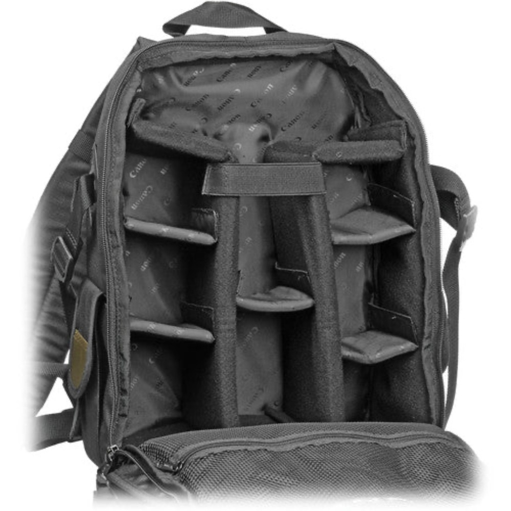 Canon | Deluxe Backpack 200EG Rugged Camera Lens Bag Black - Picture 4 of 13